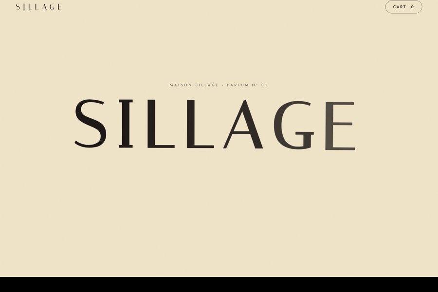 Sillage perfume house
